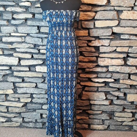 Forever 21 strapless maxi dress sz medium - Picture 6 of 9